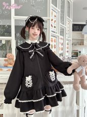 画像4: 【送料無料】C8739 ハートポケットフロントジップワンピース《予約受付》 (4)