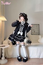 画像15: 【送料無料】C8739 ハートポケットフロントジップワンピース《予約受付》 (15)