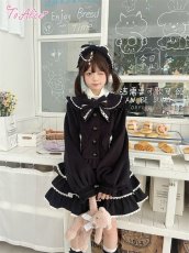 画像2: 【送料無料】C8740 レースアップハートポケットコート《予約受付》 (2)