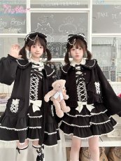 画像4: 【送料無料】C8740 レースアップハートポケットコート《予約受付》 (4)