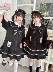 画像5: 【送料無料】C8740 レースアップハートポケットコート《予約受付》 (5)