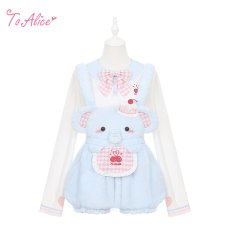 画像2: 【ToAlice】C8753 ハートチェリーサムホールトップス【本店・通販限定】 (2)