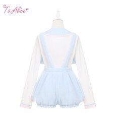 画像3: 【ToAlice】C8753 ハートチェリーサムホールトップス【本店・通販限定】 (3)