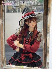 画像14: 【ToAlice】C8762 小悪魔ティアードサロペットスカート (14)