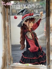 画像15: 【ToAlice】C8762 小悪魔ティアードサロペットスカート (15)