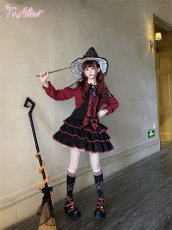 画像22: 【ToAlice】C8762 小悪魔ティアードサロペットスカート (22)