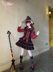 画像25: 【ToAlice】C8762 小悪魔ティアードサロペットスカート (25)