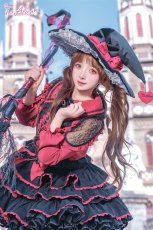 画像8: 【送料無料】FS60リボン×フリル魔女帽子《予約受付》 (8)