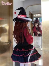 画像27: 【ToAlice】C8762 小悪魔ティアードサロペットスカート (27)