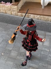 画像18: 【ToAlice】C8762 小悪魔ティアードサロペットスカート (18)