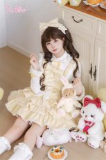 画像10: 【送料無料】C8789 お人形さんティアードサロペットスカート《予約受付》 (10)