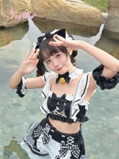 画像11: 【ToAlice】S3567鈴×リボンフリルチョーカー (11)