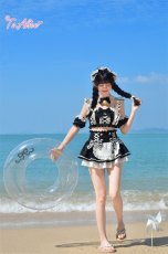 画像29: 【送料無料】C8805 黒猫メイドオフショルビキニ《予約限定》 (29)