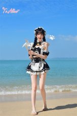 画像31: 【送料無料】C8805 黒猫メイドオフショルビキニ《予約限定》 (31)