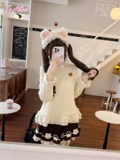 画像14: 【To Alice】リボン付きフリルトップス (14)