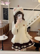 画像15: 【To Alice】リボン付きフリルトップス (15)