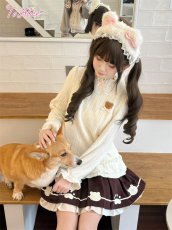 画像7: 【To Alice】リボン付きフリルトップス (7)