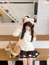 画像8: 【To Alice】リボン付きフリルトップス (8)