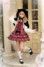 画像32: 【送料無料】C8816 お人形さんティアードサロペットスカート《予約受付》 (32)