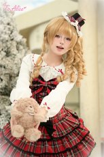 画像3: 【送料無料】C8816 お人形さんティアードサロペットスカート《予約受付》 (3)