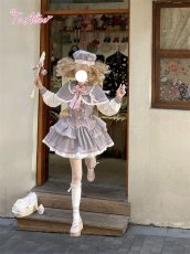 画像13: 【送料無料】C8820ダブルラインケープ風ワンピース《予約受付》 (13)