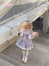 画像14: 【送料無料】C8820ダブルラインケープ風ワンピース《予約受付》 (14)