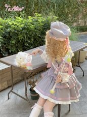 画像5: 【送料無料】C8820ダブルラインケープ風ワンピース《予約受付》 (5)