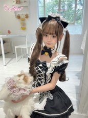 画像3: 【送料無料】C8828 にゃんこメイドフリルワンピース《予約受付》 (3)