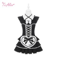 画像2: 【送料無料】C8835 お人形さんワンピース水着《予約受付》 (2)