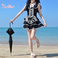 画像7: 【送料無料】C8835 お人形さんワンピース水着《予約受付》 (7)