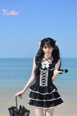 画像8: 【送料無料】C8835 お人形さんワンピース水着《予約受付》 (8)