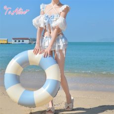 画像7: 【送料無料】C8836 ふんわりくらげリボンビキニ《予約受付》 (7)