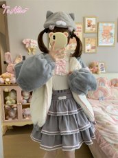 画像12: 【送料無料】C8848オリジナルネコちゃんもこもこアウター《予約受付》 (12)