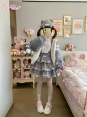 画像4: 【送料無料】C8848オリジナルネコちゃんもこもこアウター《予約受付》 (4)