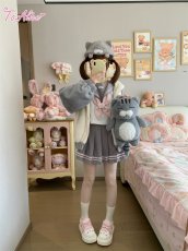 画像16: 【送料無料】C8848オリジナルネコちゃんもこもこアウター《予約受付》 (16)