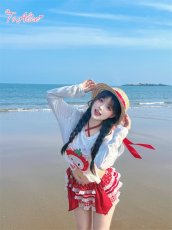 画像11: 【送料無料】C8853 ストロベリー×リボンビキニ《予約受付》 (11)
