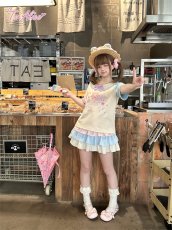 画像10: 【送料無料】C8862 パステルティアードスカパン《予約受付》 (10)