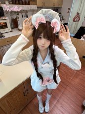 画像9: 【送料無料】C8864コックねずみちゃんもこもこサロペットかぼちゃパンツ《予約限定》 (9)