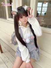画像21: 【送料無料】C8873チンチラパーカー《予約受付》 (21)