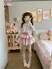 画像15: 【送料無料】C8893 ギンガムチェックティアードスカパン《予約受付》 (15)