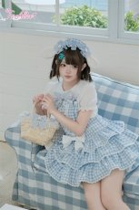 画像29: 【送料無料】C8897 サマーデイジーティアードサロペットスカート《予約受付》 (29)
