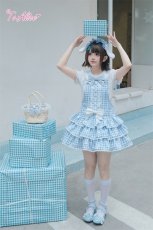 画像32: 【送料無料】C8897 サマーデイジーティアードサロペットスカート《予約受付》 (32)