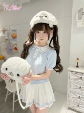 画像10: 【送料無料】C8899 あざらし刺繍入りプリーツスカパン《予約受付》 (10)