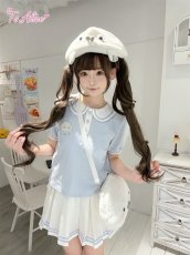 画像11: 【送料無料】C8899 あざらし刺繍入りプリーツスカパン《予約受付》 (11)