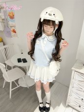 画像13: 【送料無料】C8899 あざらし刺繍入りプリーツスカパン《予約受付》 (13)