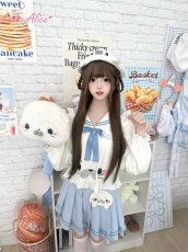 画像3: 【送料無料】C8903マリンカラープリーツスカパン《予約受付》 (3)
