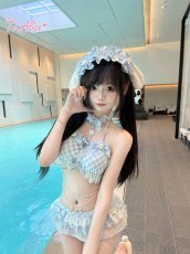 画像25: 【送料無料】C8914 デイジー×ギンガムチェックビキニ《予約受付》 (25)