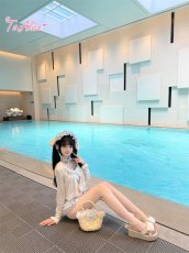 画像29: 【送料無料】C8914 デイジー×ギンガムチェックビキニ《予約受付》 (29)
