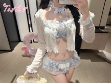 画像31: 【送料無料】C8914 デイジー×ギンガムチェックビキニ《予約受付》 (31)