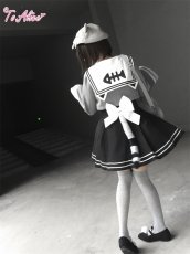 画像12: 【送料無料】C8925ねこちゃんセーラーワンピース《予約受付》 (12)